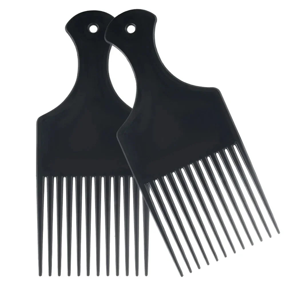 Peigne démêlant à dents larges pour cheveux bouclés et épais