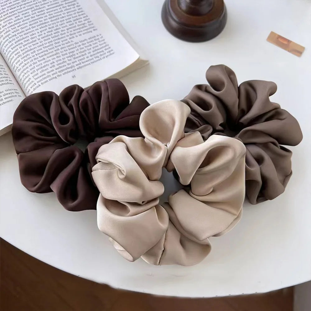 Lot de chouchous satin tons neutres YOUSS BEAUTY