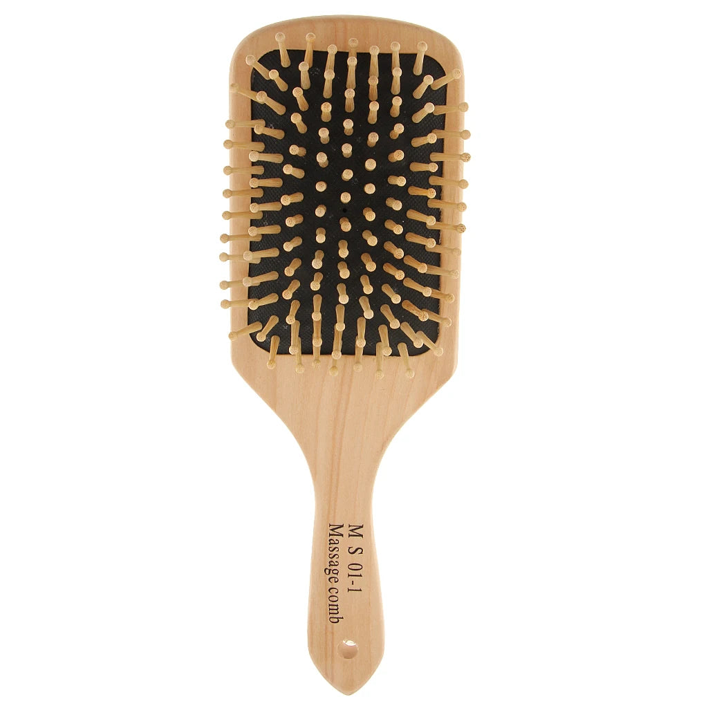 Brosse à cheveux en bois naturel YOUSS BEAUTY